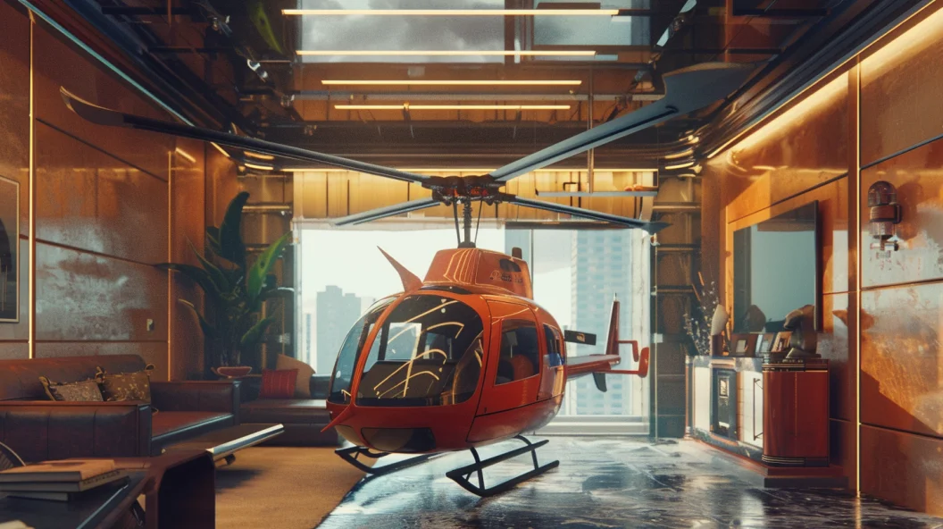 RC Helicopter — vizuál hry